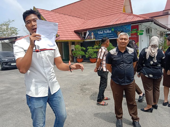 Dugaan Korupsi Disporapar Mencuat, Massa GEMPPAR Resmi Buat Laporan dan Geruduk Kantor Kejari Asahan