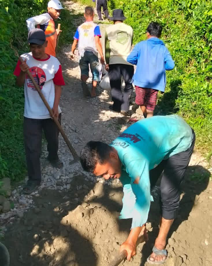 Gotong Royong Massal di Silumboyah Dukung Jatagena
