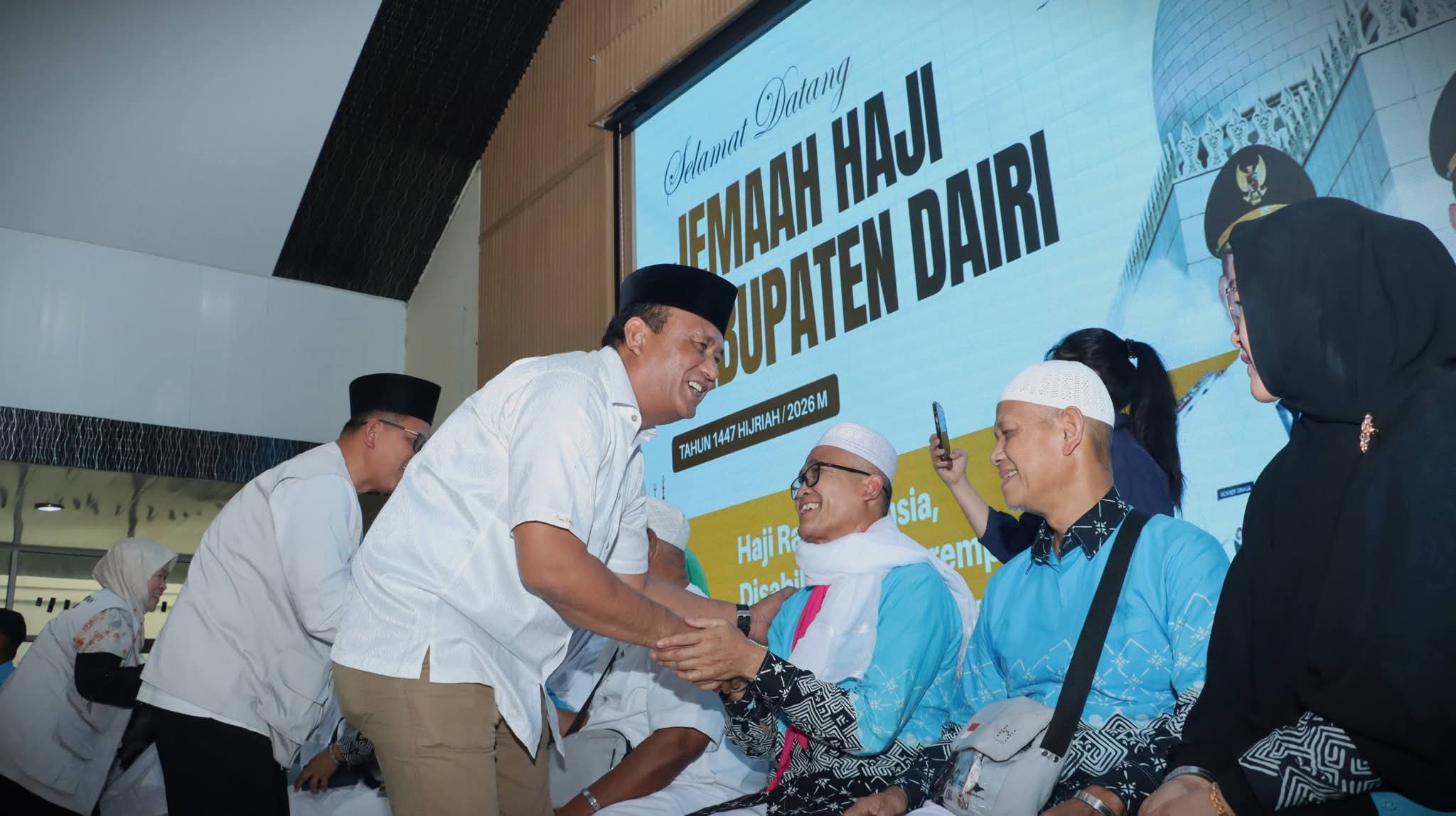 Sambut 17 Jemaah Haji, Jajaran Pemkab Dairi Berharap Jadi Teladan Moral dan Spiritual