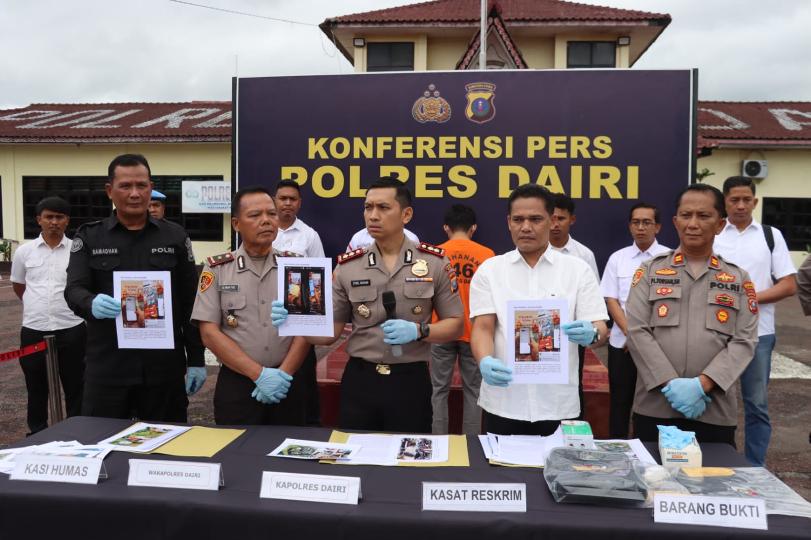 Akibat Kalah Main Judol Rp 297 juta Korban Sekaligus Pelaku Rekayasa Begal Di Dairi Akhirnya Di Bekuk Polres Dairi.