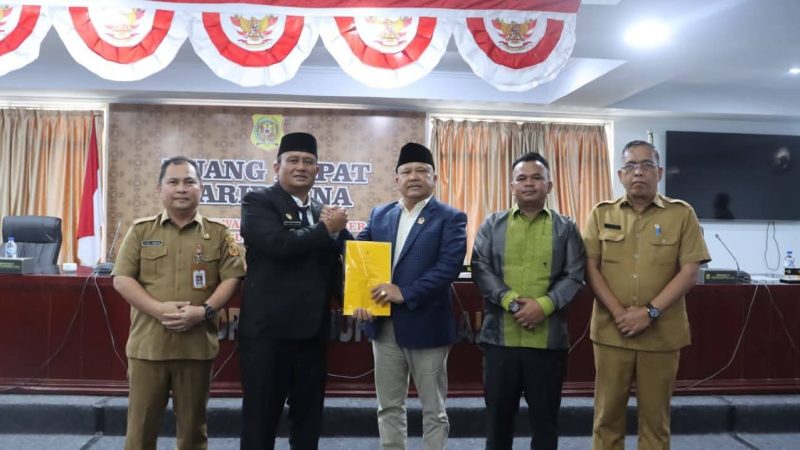 Bupati Dairi Sampaikan Nota Pengantar Ranperda RTRW Dairi Tahun 2026-2046