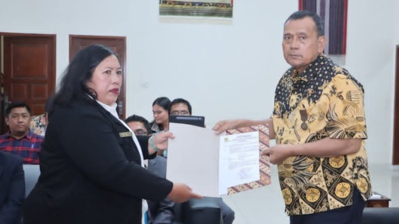 Bupati Dairi Serahkan Surat Tugas,3 Sekolah Baru Memiliki (plt) kepsek