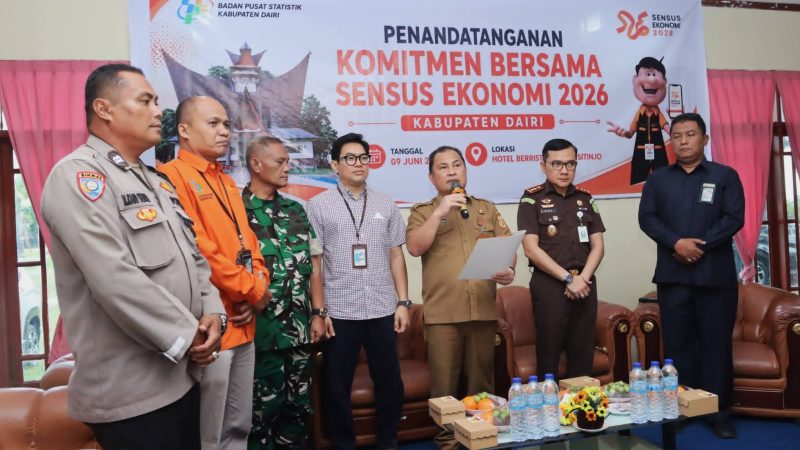 Sensus Ekonomi 2026 di Kabupaten Dairi Akan Segera Dimulai 15 Juni Nanti