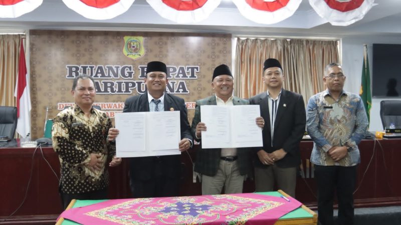 DPRD Dairi Sahkan RTRW 2026–2046, Perkuat Arah Pembangunan Daerah