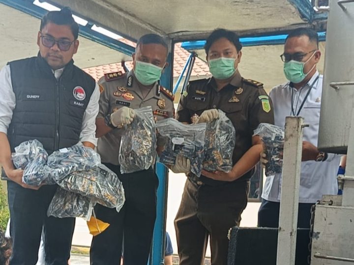 Satnarkoba Polres Asahan Berhasil Gagalkan Peredaran Sabu Seberat 9 Kg dan 800 Butir Kartrid Vave Bermerek Lamborghini