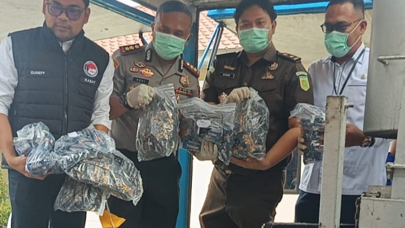 Satnarkoba Polres Asahan Berhasil Gagalkan Peredaran Sabu Seberat 9 Kg dan 800 Butir Kartrid Vave Bermerek Lamborghini
