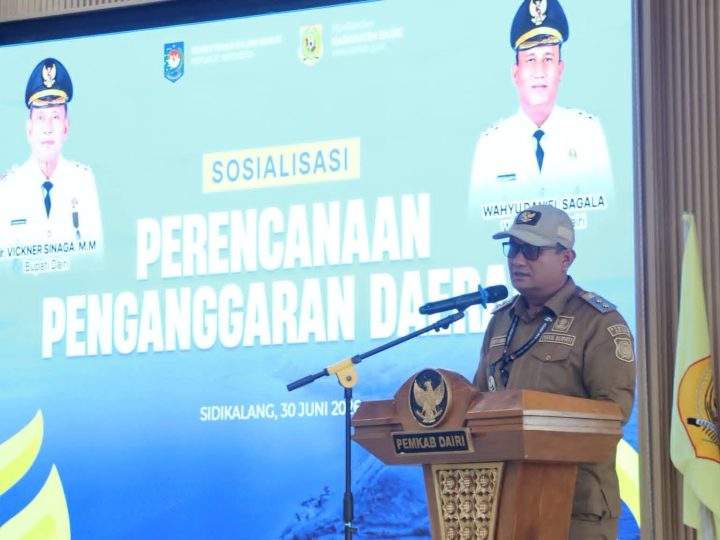 Sosialisasi Perencanaan Penganggaran Daerah, Wahyu Sagala Berharap Dana TKD ke Dairi Dapat di Pertimbangkan Kembali