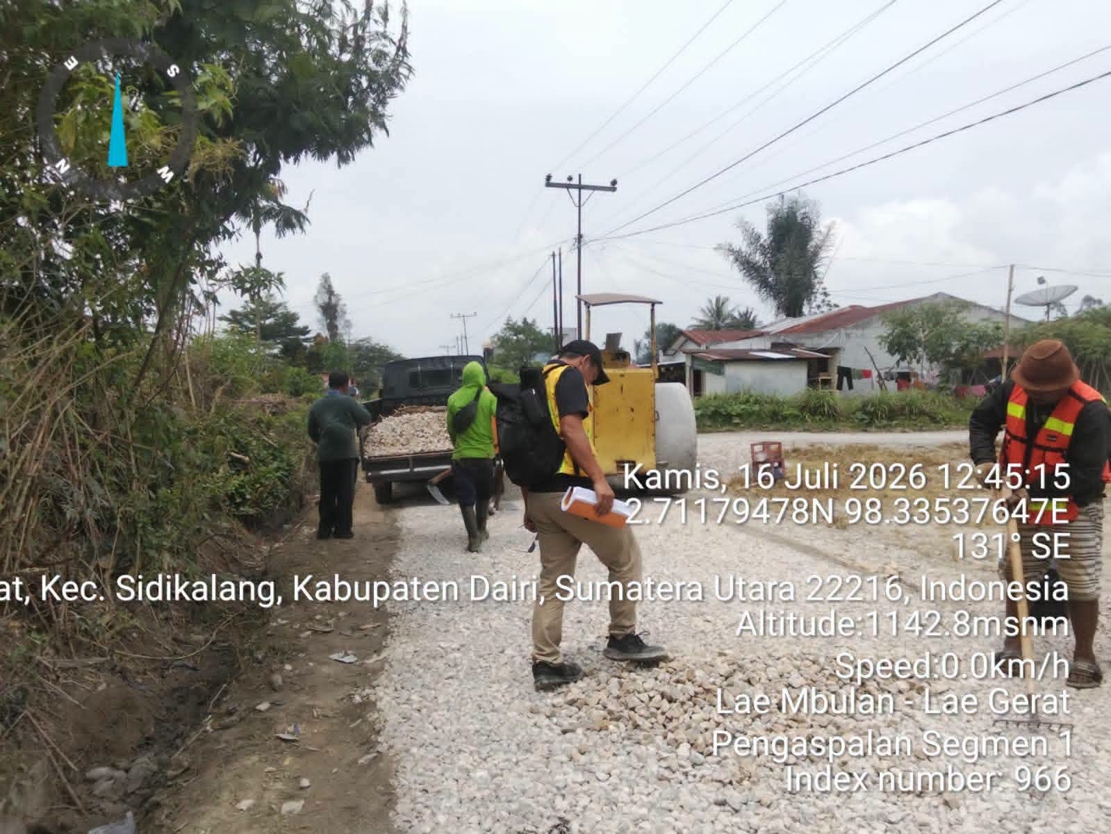 Pemkab Dairi Lakukan Pemeliharaan Jalan Lae Mbulan–Lae Gorat, Permudah Akses Ekonomi Masyarakat