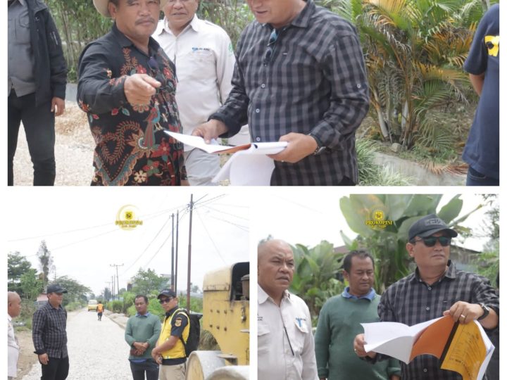 Wakil Bupati Dairi Tinjau Pelaksanaan Pemeliharaan Jalan di Kecamatan Sitinjo dan Parbuluan