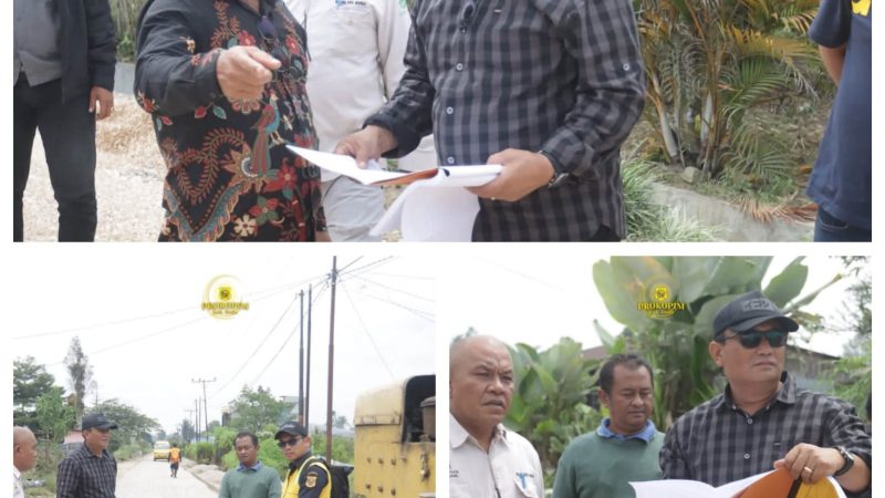 Wakil Bupati Dairi Tinjau Pelaksanaan Pemeliharaan Jalan di Kecamatan Sitinjo dan Parbuluan