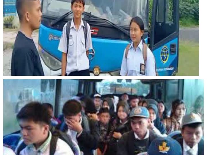 Bentuk Kepedulian Pemkab Dairi Ringankan Beban Orang Tua Operasikan Dua Bus Sekolah Gratis untuk Siswa Bintang Hulu dan Kalsim