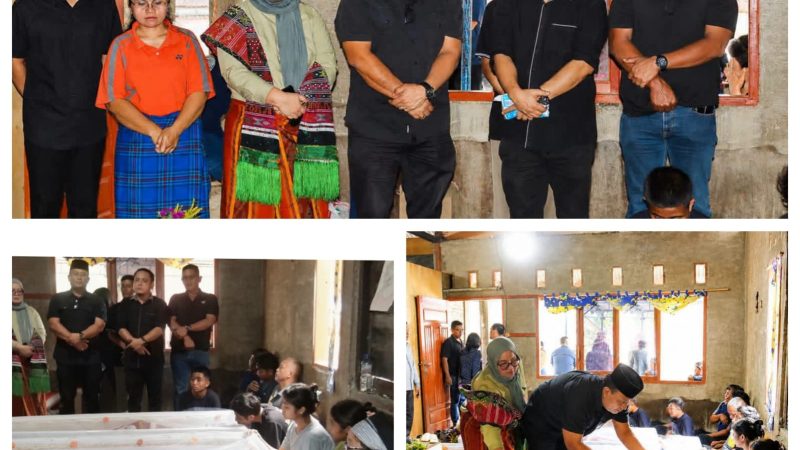 Wakil Bupati Dairi Melayat ke Rumah Duka Korban Kecelakaan Sibolangit, Sampaikan Belasungkawa Mendalam