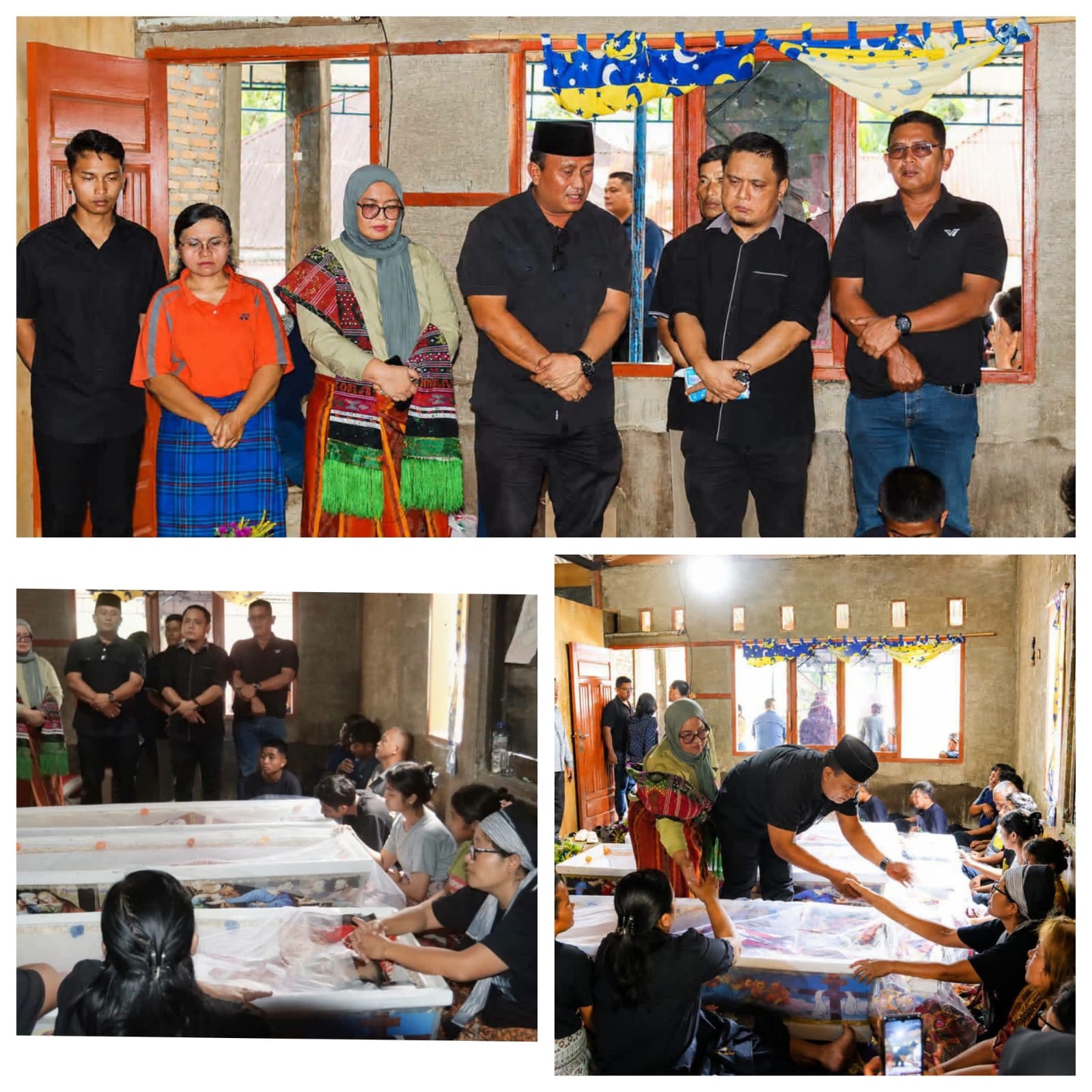 Wakil Bupati Dairi Melayat ke Rumah Duka Korban Kecelakaan Sibolangit, Sampaikan Belasungkawa Mendalam