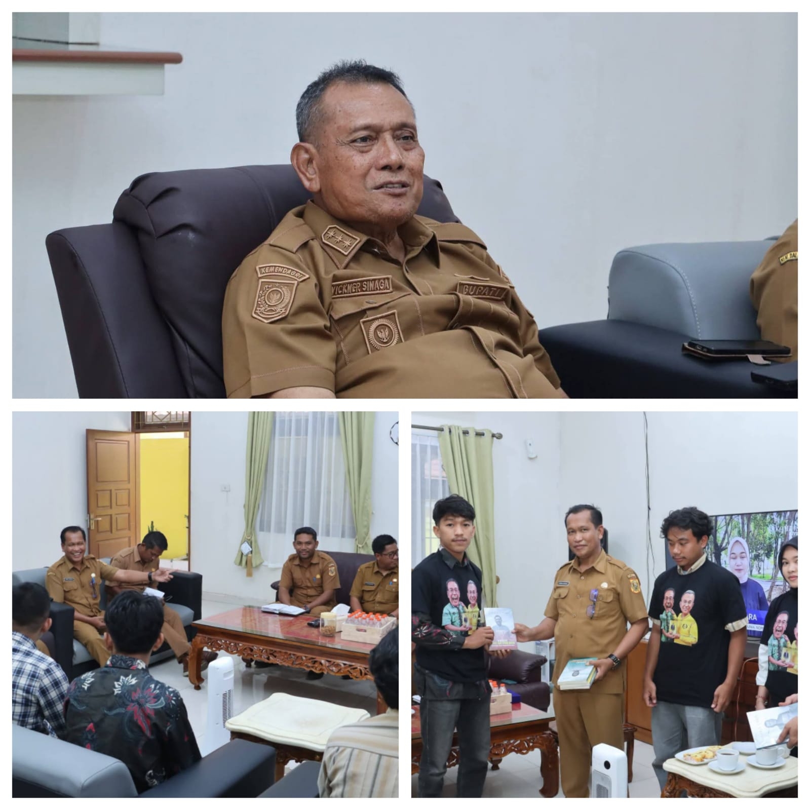 Bupati Dairi Terima Audiensi Forum Pemuda dan Mahasiswa Sumatra Utara