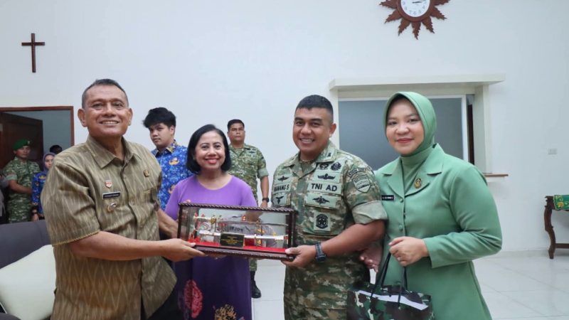 Bupati Dairi bersama Forkopimda Lepas dan Sambut Dandim 0206/Dairi