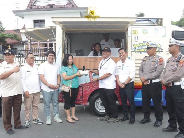Wakil Bupati Dairi Tinjau Operasi Gabungan Kepatuhan Pajak Kendaraan Bermotor, Ajak Masyarakat Taat Pajak demi Pembangunan Daerah