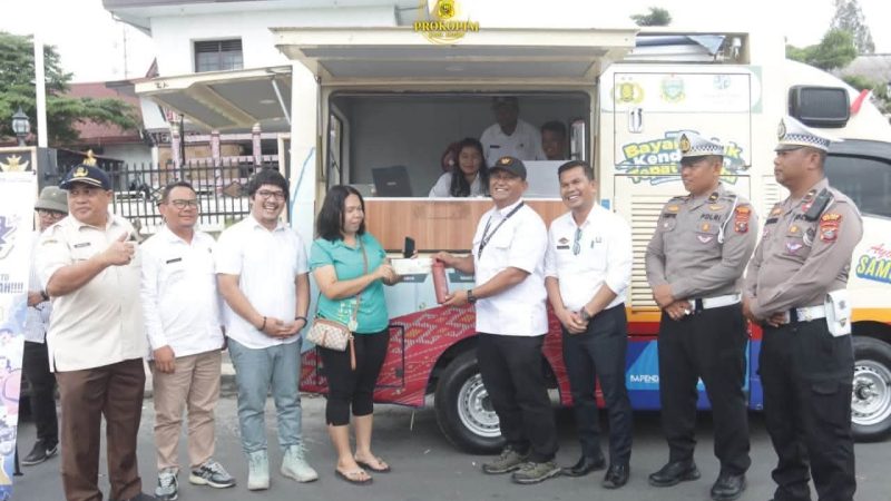 Wakil Bupati Dairi Tinjau Operasi Gabungan Kepatuhan Pajak Kendaraan Bermotor, Ajak Masyarakat Taat Pajak demi Pembangunan Daerah
