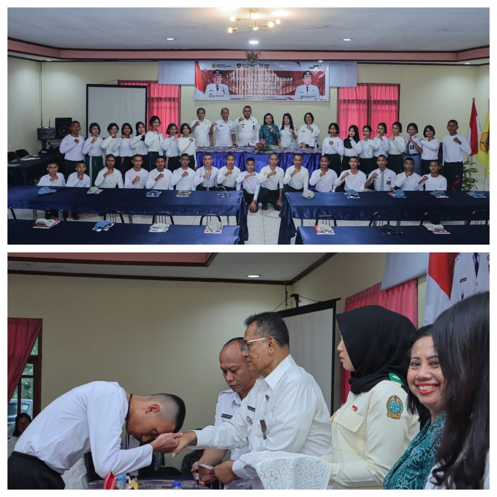 Bupati Dairi Buka Pendidikan dan Pelatihan Calon Paskibraka Kabupaten Dairi