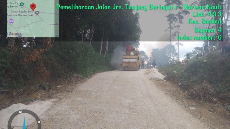 Pemeliharaan Jalan Jrs. Tanjung Beringin I–Barisan Nauli, Dukung Kelancaran Akses Masyarakat