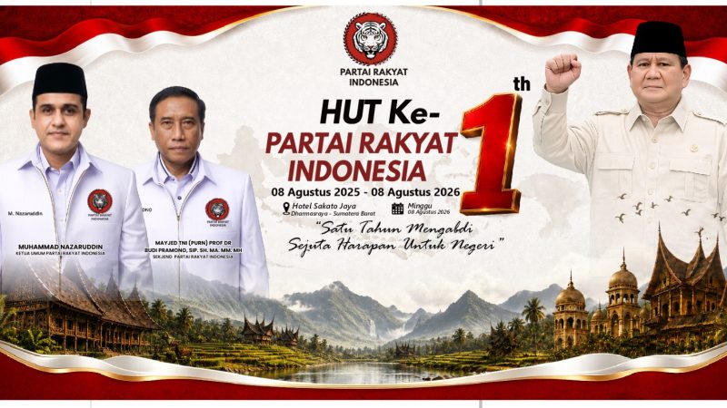 Semangat Kemanusiaan Warnai HUT Pertama Partai Rakyat Indonesia di Dharmasraya, Donor Darah Jadi Simbol Solidaritas