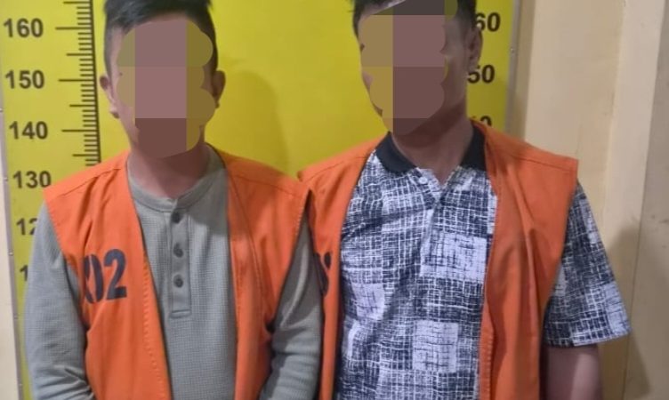 *Simpan Shabu di Kantong Celana, 2 Warga Sergai Ditangkap Sat Narkoba Polresta Deli Serdang,*