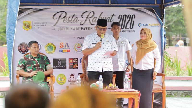 Grand Opening Pesta Rakyat UMKM Dairi 2026, Momentum Menggerakkan Ekonomi dan Kreativitas Lokal