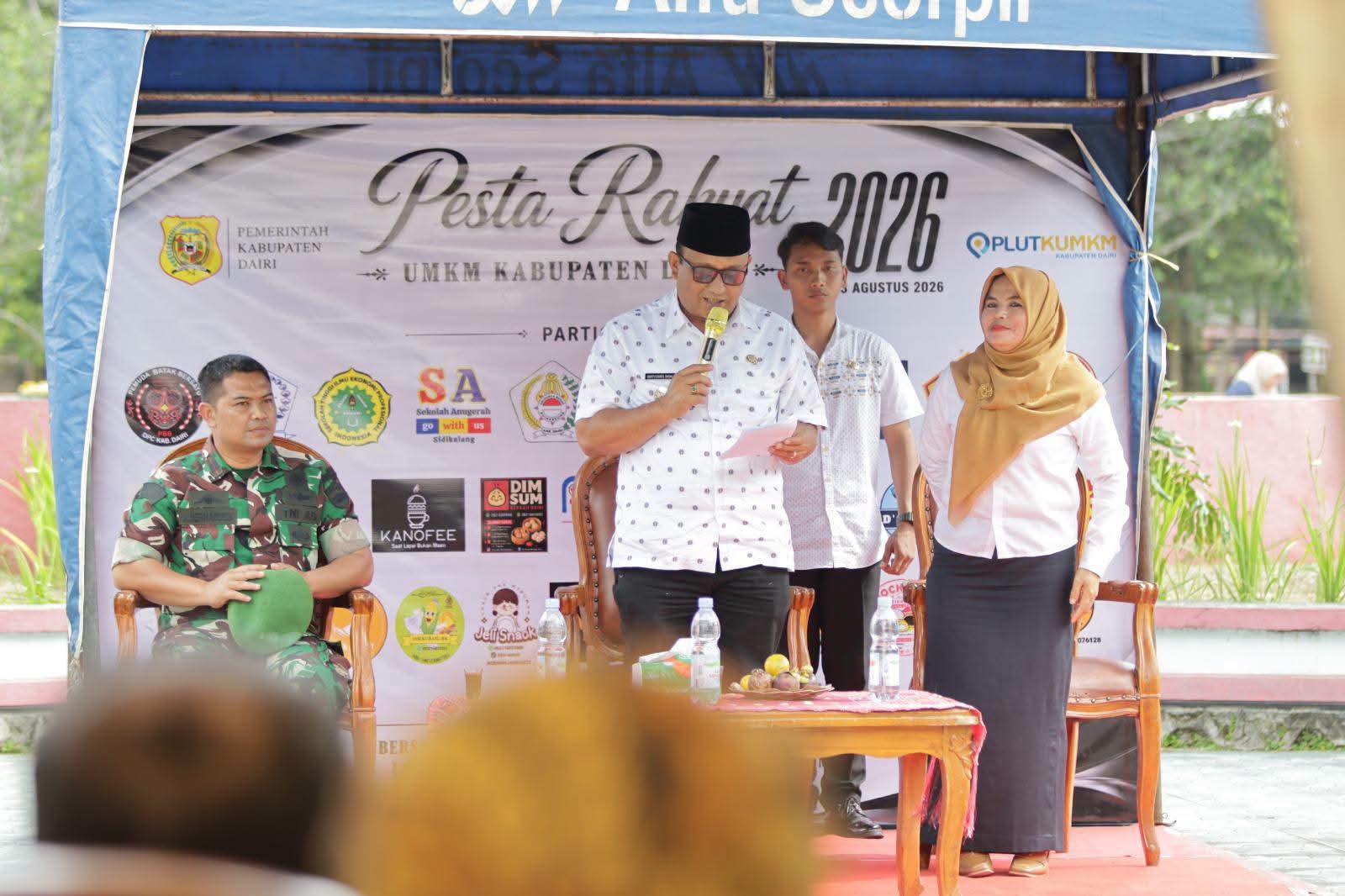 Grand Opening Pesta Rakyat UMKM Dairi 2026, Momentum Menggerakkan Ekonomi dan Kreativitas Lokal