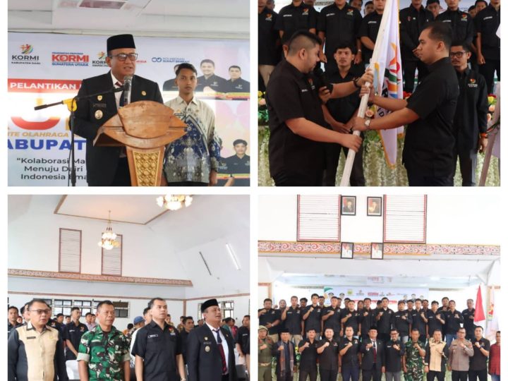 Wakil Bupati Hadiri Pelantikan Kormi Kabupaten Dairi