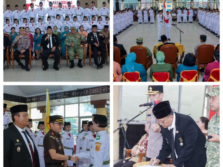 Bupati Dairi Kukuhkan 30 Calon Paskibraka Kabupaten Dairi, Siap Kibarkan Bendera Merah Putih