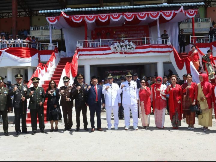 Bupati Dairi Pimpin Upacara Detik-detik Proklamasi HUT RI ke-81, Paskibraka Jalankan Tugas Dengan Sempurna
