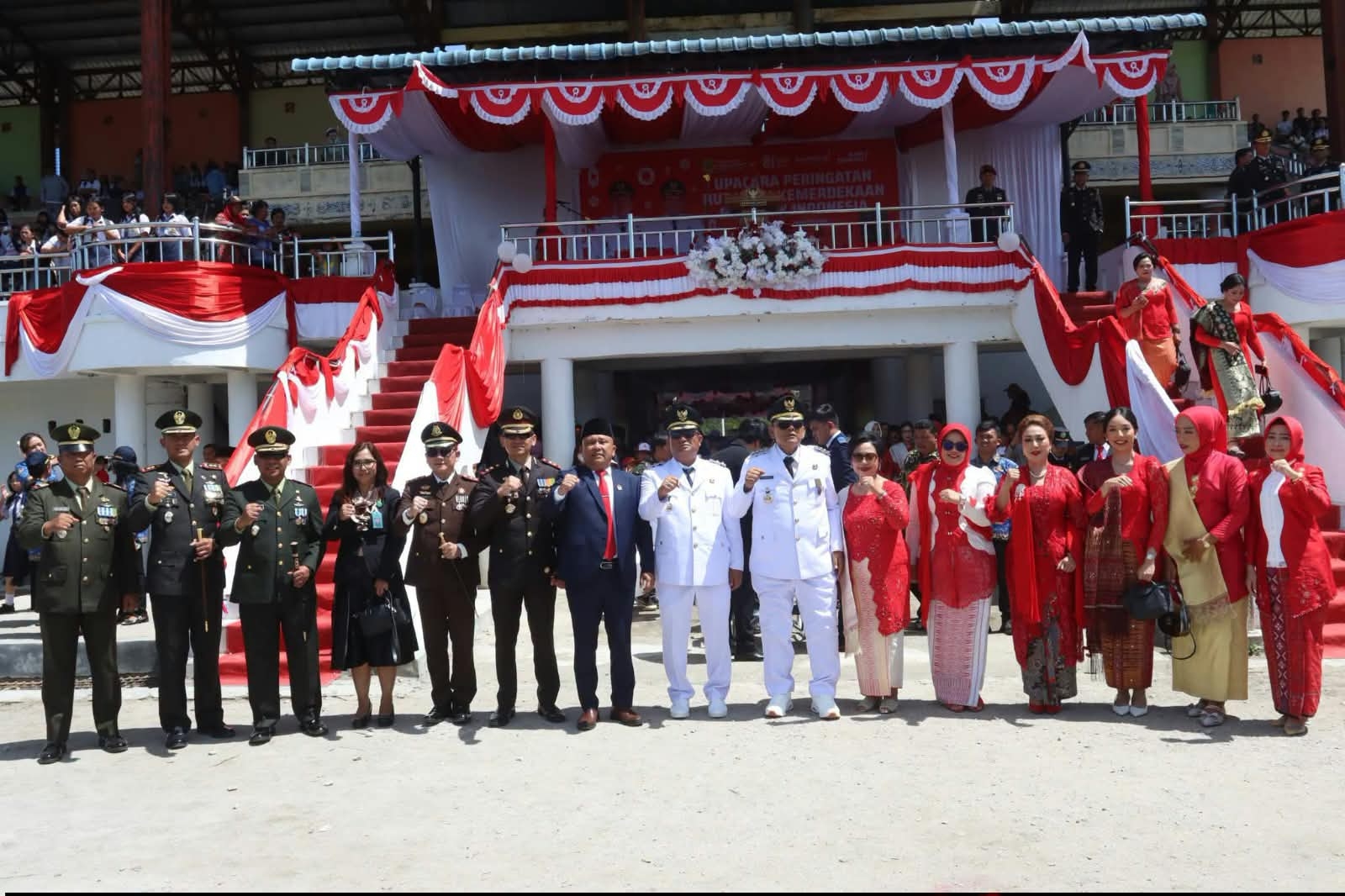 Bupati Dairi Pimpin Upacara Detik-detik Proklamasi HUT RI ke-81, Paskibraka Jalankan Tugas Dengan Sempurna