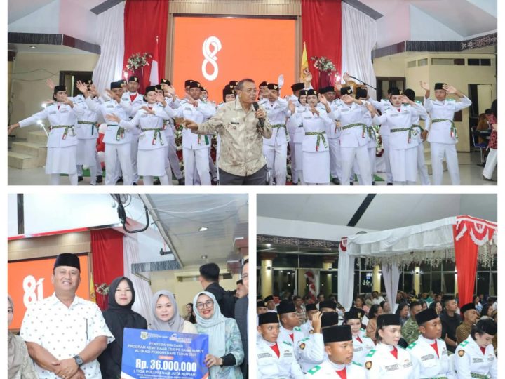 Di Malam Resepsi Kenegaraan HUT ke-81 RI, Bupati Dairi Paparkan Capaian Pembangunan