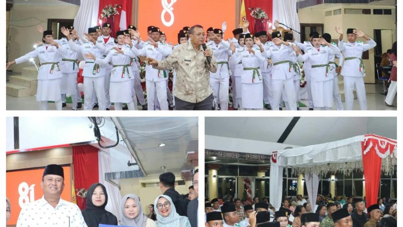 Di Malam Resepsi Kenegaraan HUT ke-81 RI, Bupati Dairi Paparkan Capaian Pembangunan
