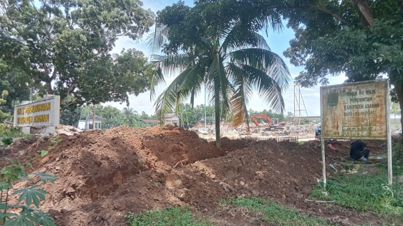 Kantor Dishub Tinggal Kenangan, Peralihan Asset Rugikan Rp.7,6 Miliar : Plt BKAD Asahan Sebut Tidak Ada Ganti Rugi