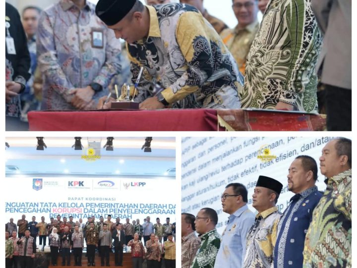Wakil Bupati Dairi Hadiri Rakor Penguatan Tata Kelola Pemerintahan dan Pencegahan Korupsi