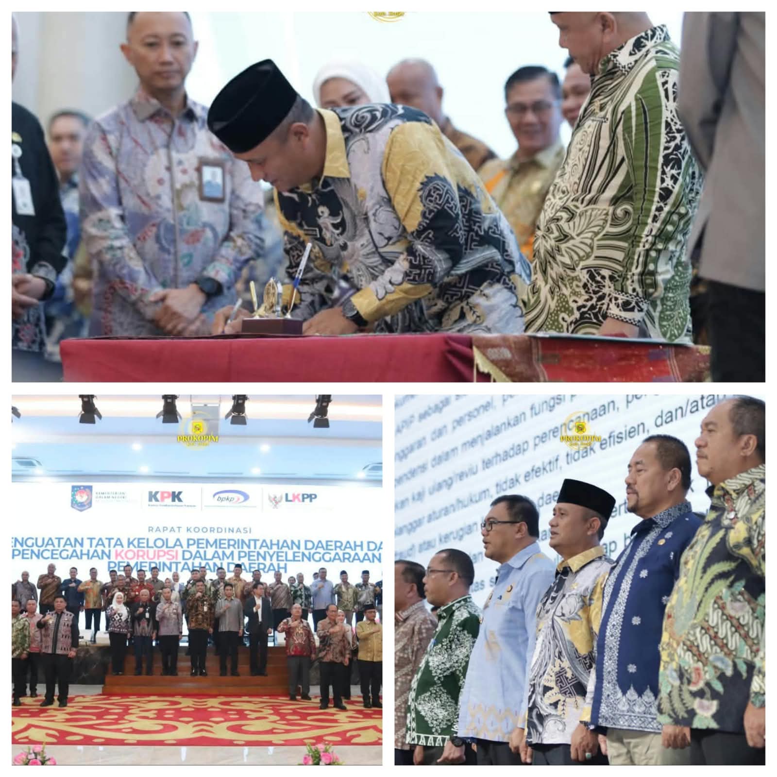 Wakil Bupati Dairi Hadiri Rakor Penguatan Tata Kelola Pemerintahan dan Pencegahan Korupsi