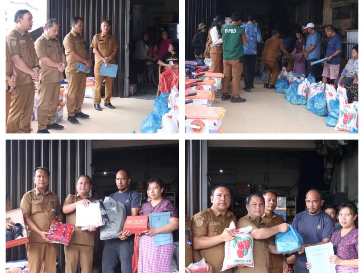 Pemkab Dairi Salurkan Bantuan untuk Korban Kebakaran Jalan Tapanuli