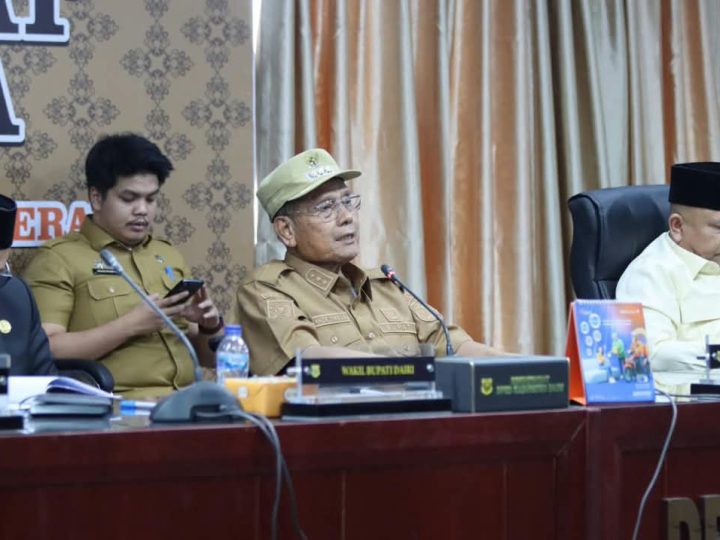 Bupati Dairi Jawab Tuntas Pandangan Umum DPRD, Dari RSUD hingga Pasar Sidikalang