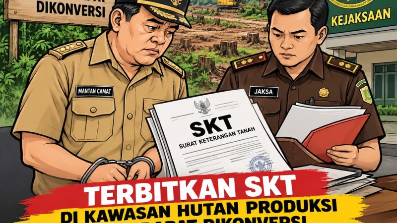 Diduga Terbitkan SKT di Kawasan HPK, Mantan Oknum Camat Pulau Rakyat Berinisial HM Diperiksa di Kejaksaan