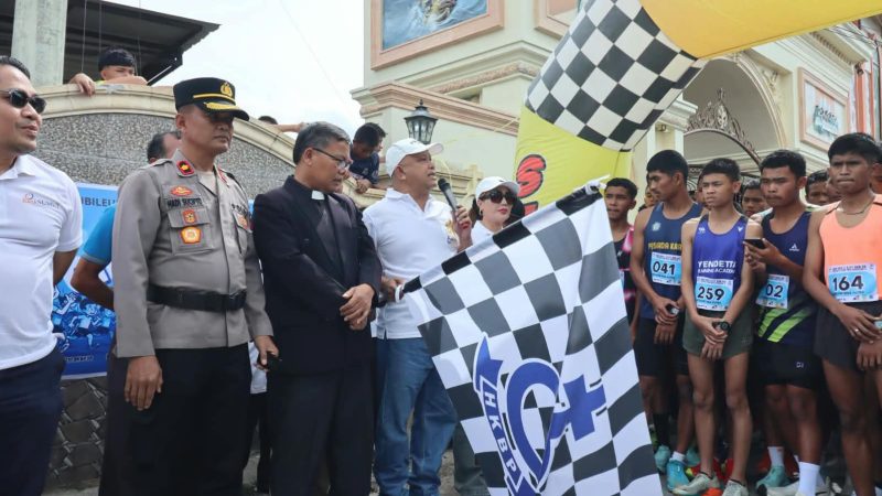 Meriahkan Pesta Jubileum 50 Tahun, HKBP Sidikalang II Adakan City Run Tingkat Pelajar
