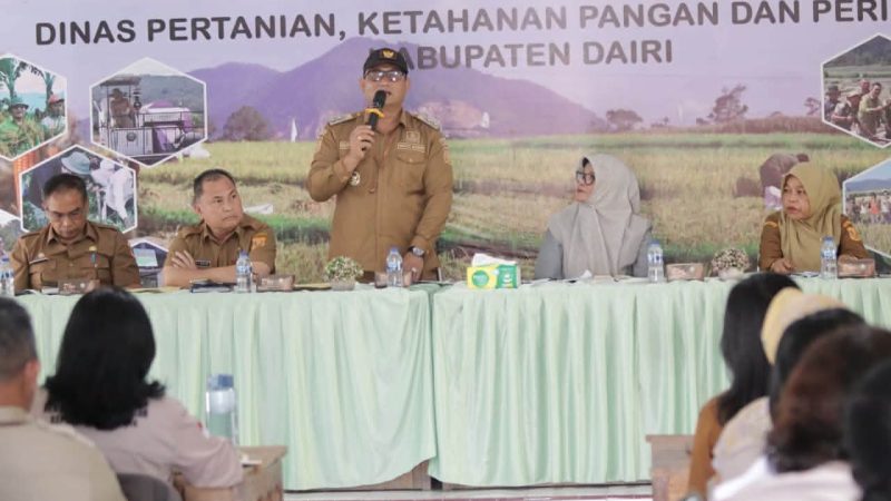 Wakil Bupati Dairi Secara Resmi Membuka Rapat Penyuluh Pertanian Se kabupaten Dairi