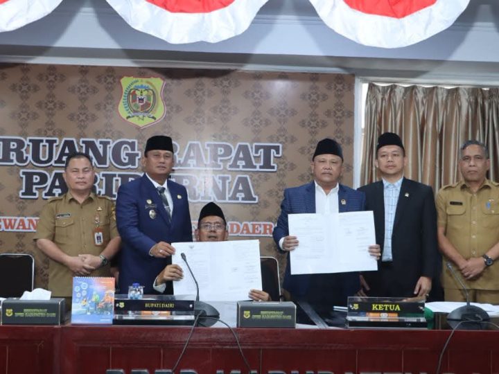 DRPD Dairi Sahkan Ranperda Tentang Perubahan APBD Tahun Anggaran 2026 Menjadi Perda Kabupaten Dairi