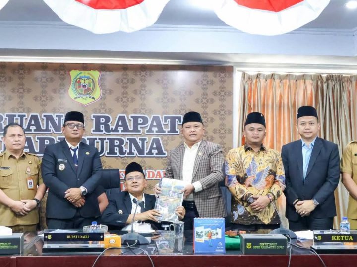 Bupati Dairi Sampaikan Nota Pengantar Atas Rancangan Perubahan KUA-PPAS Tahun Anggaran 2026