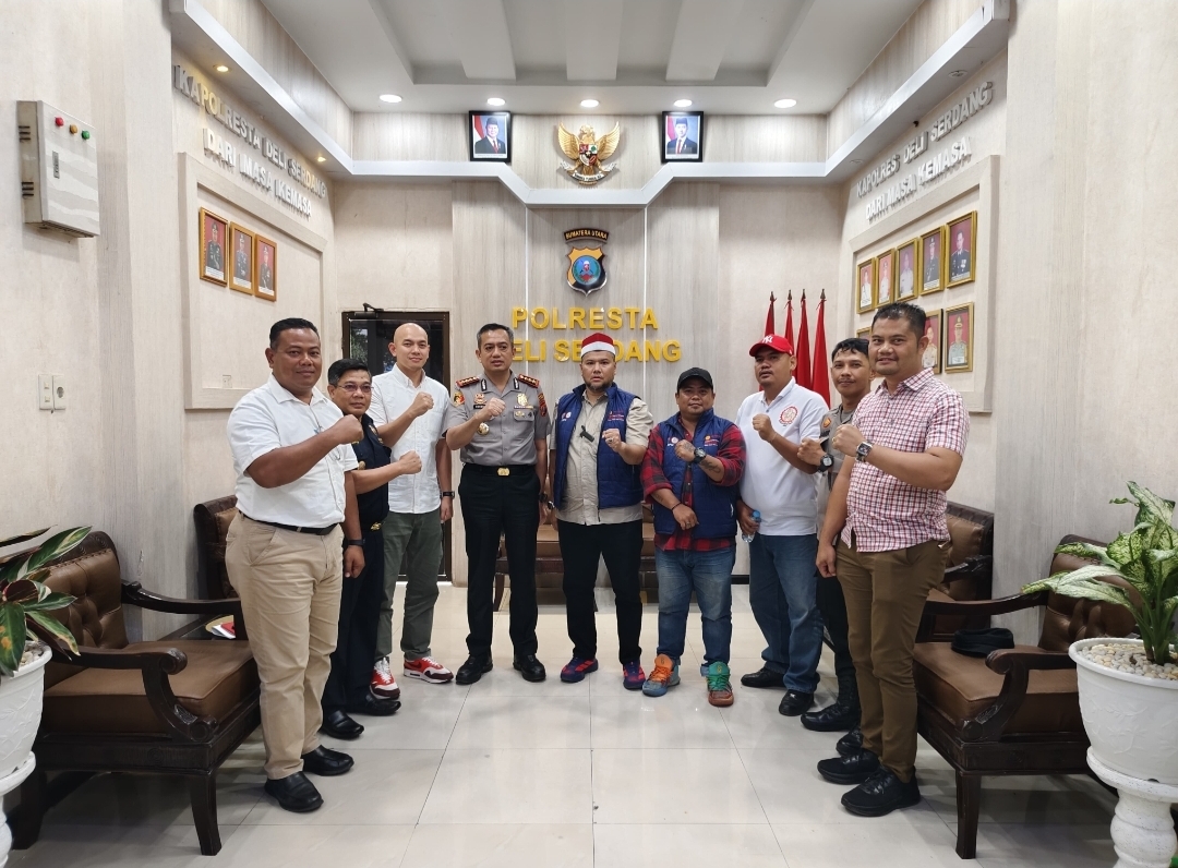 Pertanyakan titik rencana Unras, Polresta Deli Serdang fasilitasi Mediasi antara K.SPSI AGN dan Pihak Bandara Kualanamu*