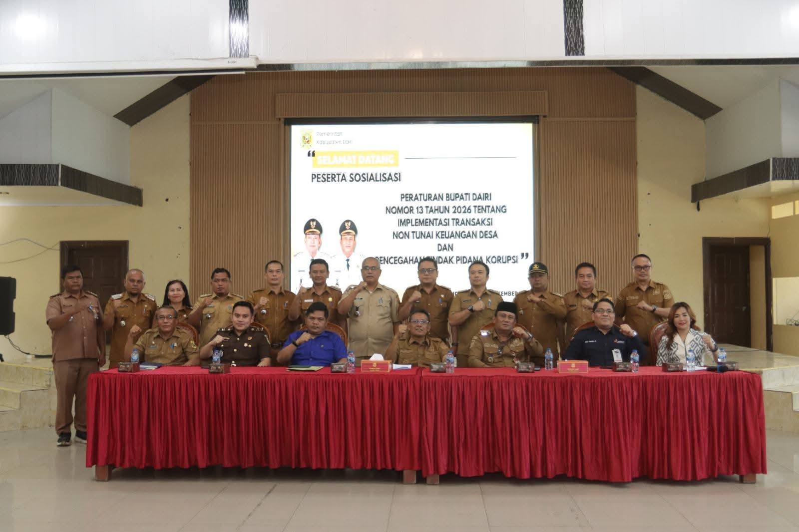 Cegah Penyelewengan,Pemkab Dairi Atur Tata Kelola Keuangan Desa Secara Nontunai
