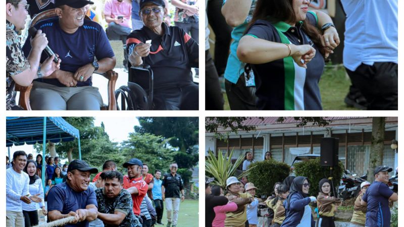 Memeriahkan Hari Jadi Ke-79 Kabupaten Dairi, Pemkab Dairi Gelar Senam Sehat Dan Lomba Tarik Tambang Pererat Kebersamaan