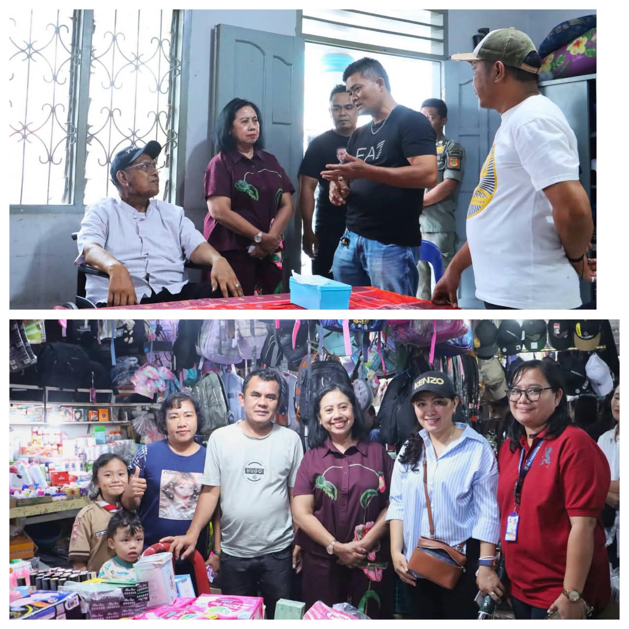 Belanja ke Pasar Sidikalang, Bupati Vickner Ajak Warga Dukung Pedagang dan Benahi Pasar Bersama