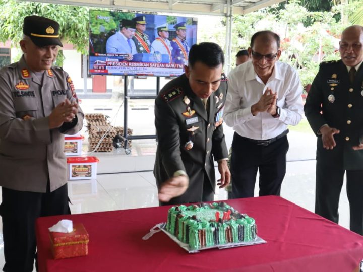 *Perkuat Sinergitas TNI-Polri, Polresta Deli Serdang Beri Surprise HUT Ke-81 TNI*