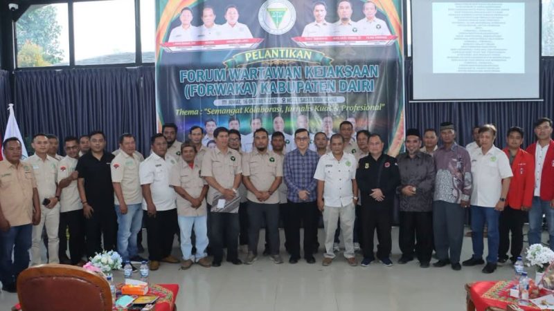 Forwaka Dairi Resmi Dilantik, Bupati Harapkan Jadi Garda Terdepan Lawan Hoax