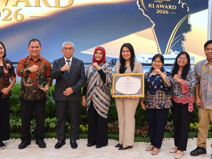 Pemkab Dairi Raih Predikat Informatif pada KI Awards Sumut 2026